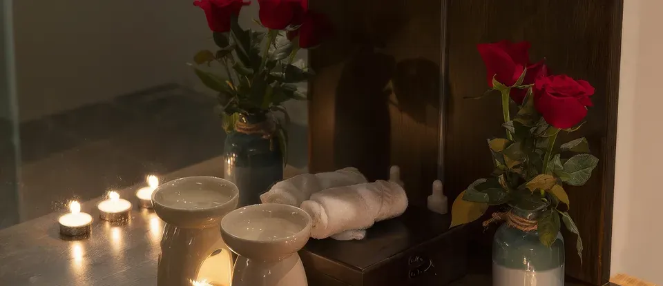 香氛 油與 蠟燭 等 SPA